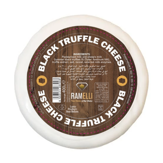 Italian Black Truffle Pecorino 400g - جبن بالترافل الاسود ايطالي